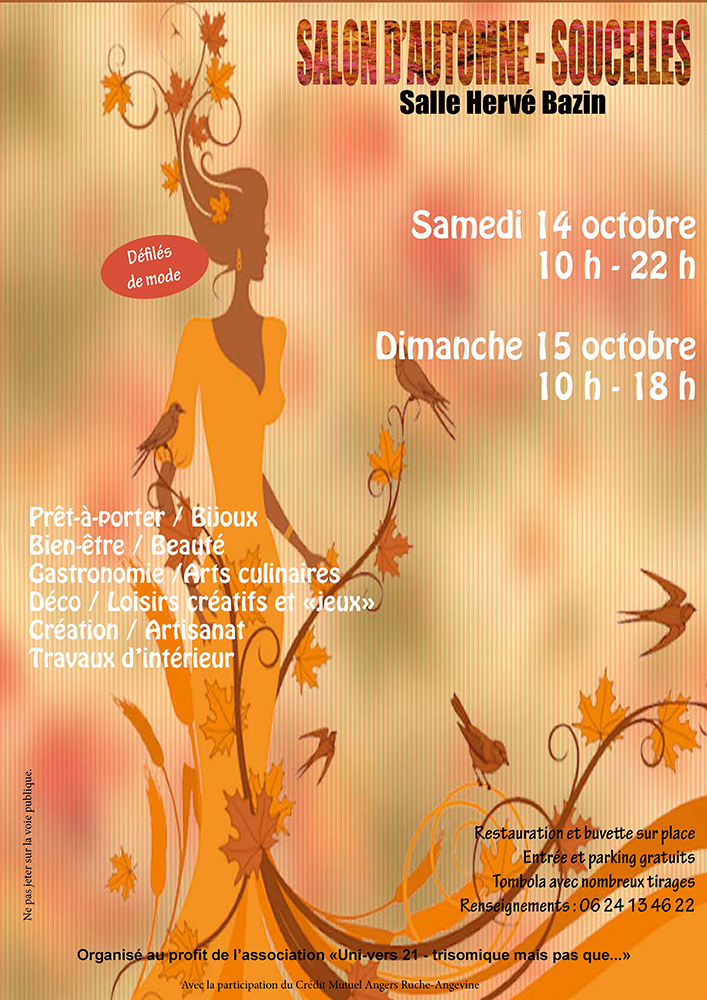 Salon d’automne à Soucelles le 14 et 15 octobre 2017