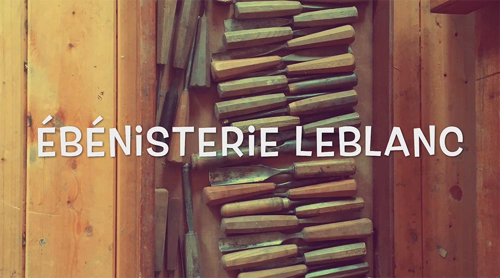 Ébénisterie Leblanc – Fabrice Leblanc ébéniste vidéo 2